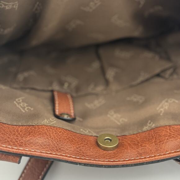 B.O.C Born Concepts World Map Faux Leather Purse Shoulder Handbag Travel - Picture 9 of 10